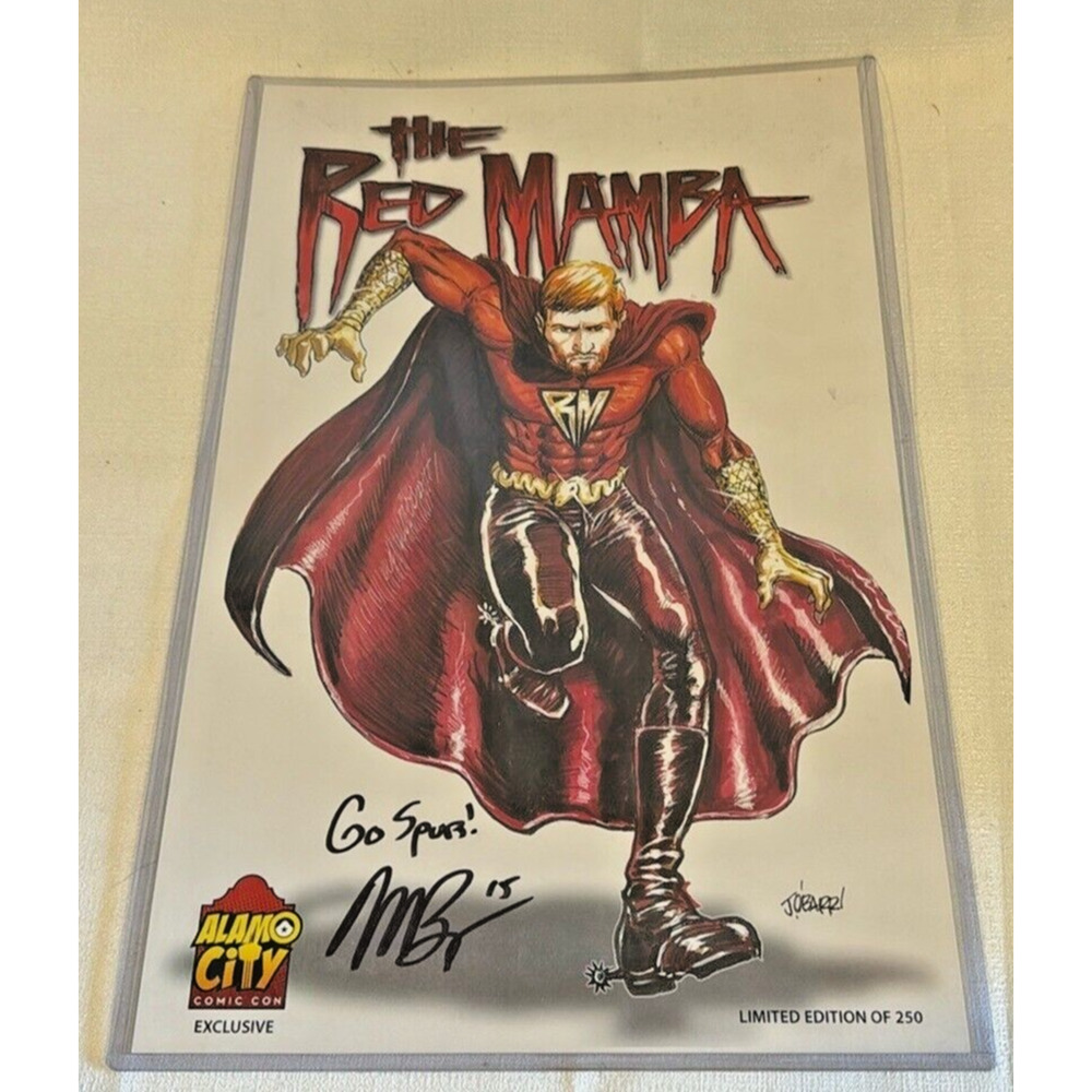 The RED MAMBA Alamo City Comic Con Exclusive Matt Bonner signed limited edition